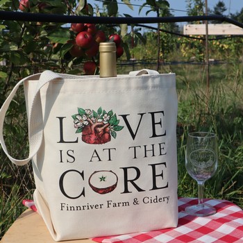 Love is at the Core 6 Bottle Tote