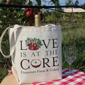 Love is at the Core 6 Bottle Tote