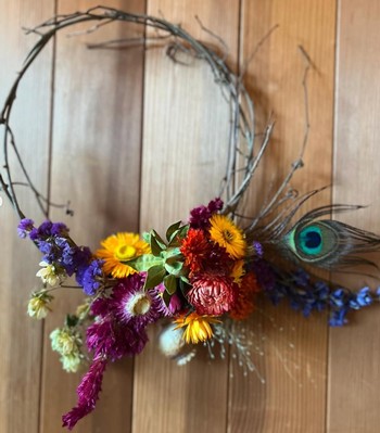 Dragonheart Dried Flower Wreath Making Workshop