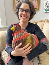 Knit Your Own Emotional Support Chicken
