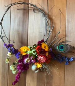 Dragonheart Dried Flower Wreath Making Workshop